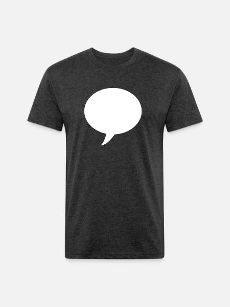 Bubble - Unisex Poly/Cotton T-Shirt - heather black