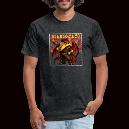 The Diablo Taco Spicy Demon Character - Unisex Poly/Cotton T-Shirt