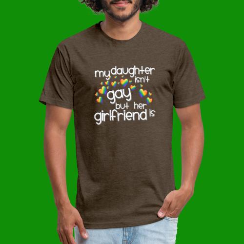 Daughters Girlfriend - Men’s Fitted Poly/Cotton T-Shirt