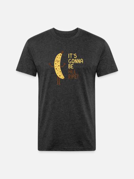 All Ripe - Unisex Poly/Cotton T-Shirt - heather black
