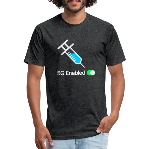 5G Enabled - Men’s Fitted Poly/Cotton T-Shirt