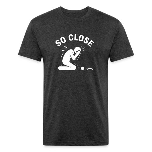 So Close Funny Missed Tap-in Quote Cotton - Unisex Poly/Cotton T-Shirt