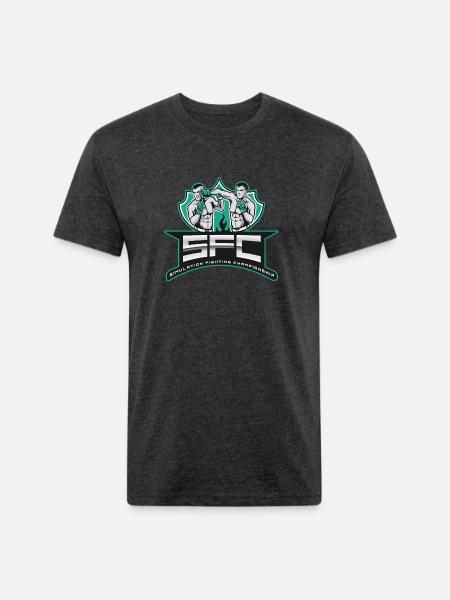 sfc new logo - Unisex Poly/Cotton T-Shirt - heather black