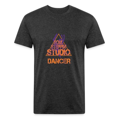 SOUL STEP DANCER - Men’s Fitted Poly/Cotton T-Shirt