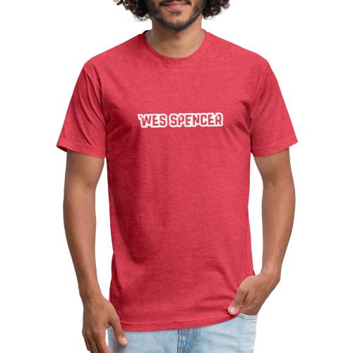 WesSpencerLogo - Fitted Cotton/Poly T-Shirt by Next Level