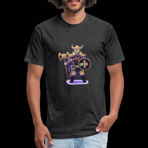 Viking Gamer - Men’s Fitted Poly/Cotton T-Shirt