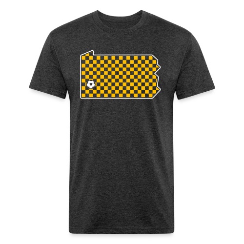 Pittsburgh Soccer - Fitted Cotton/Poly T-Shirt by Next Level