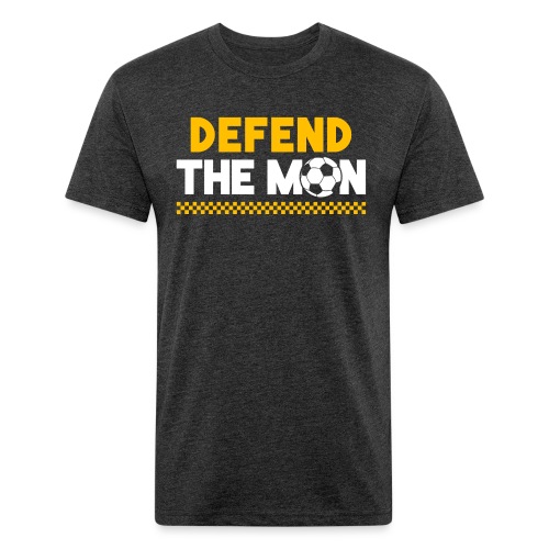 Defend The Mon - Fitted Cotton/Poly T-Shirt by Next Level