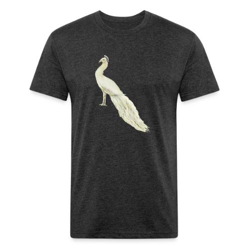 White peacock - Unisex Poly/Cotton T-Shirt