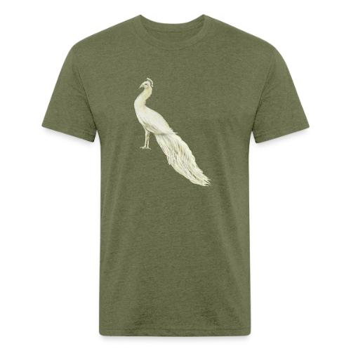 White peacock - Unisex Poly/Cotton T-Shirt