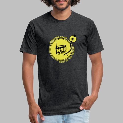 NSBRadio Retro Logo - Men’s Fitted Poly/Cotton T-Shirt