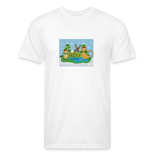Holiday Logo - Men’s Fitted Poly/Cotton T-Shirt