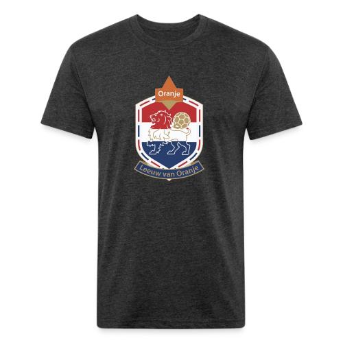 Netherlands Lion Crest T-Shirt, Dutch Badge Gift - Unisex Poly/Cotton T-Shirt