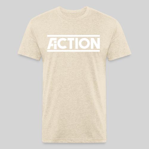Action Fiction Logo (White) - Unisex Poly/Cotton T-Shirt