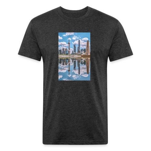 Amazing Shanghai - Men’s Fitted Poly/Cotton T-Shirt