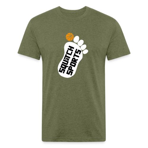 Squatch foot white - Unisex Poly/Cotton T-Shirt