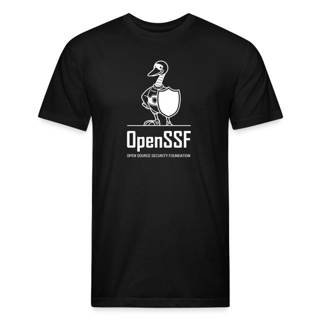 OpenSSF tall white logo