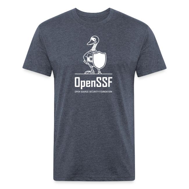 OpenSSF tall white logo