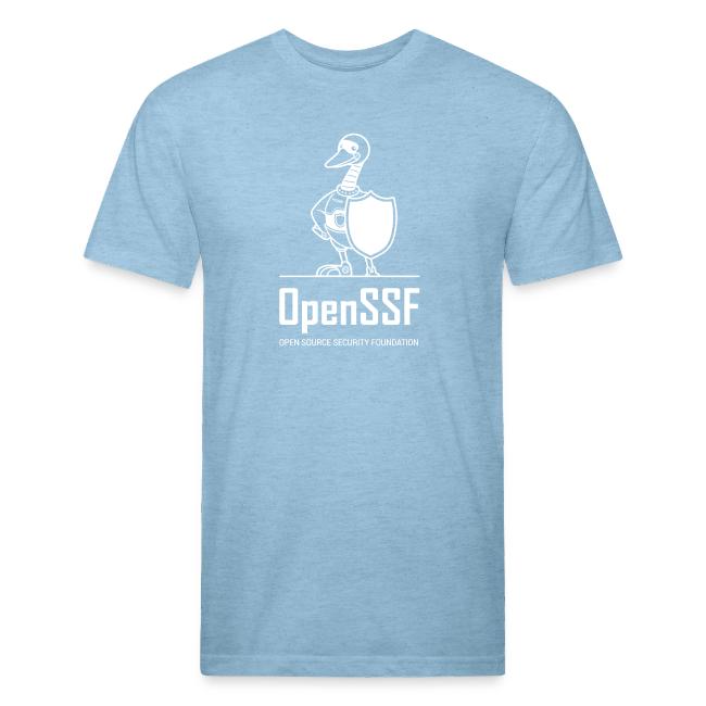 OpenSSF tall white logo