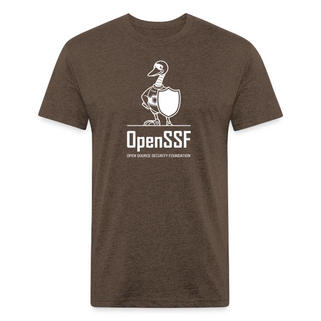 OpenSSF tall white logo
