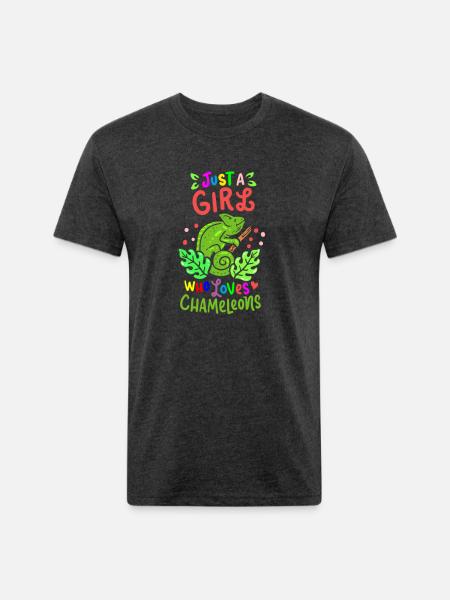 Chameleon - Unisex Poly/Cotton T-Shirt - heather black