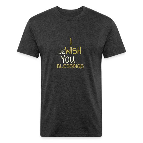 JeWISH You Blessings – Playful Word Art - Unisex Poly/Cotton T-Shirt