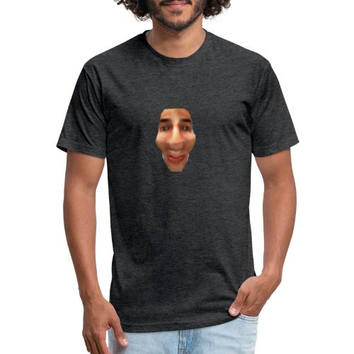Face of yeet - Men’s Fitted Poly/Cotton T-Shirt