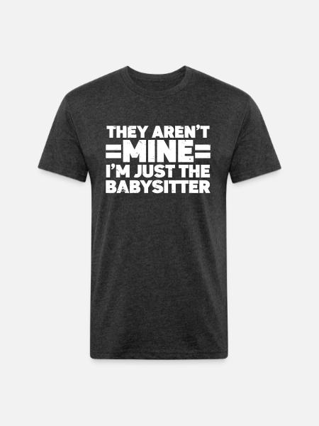 Babysitter Babysitting - Unisex Poly/Cotton T-Shirt - heather black
