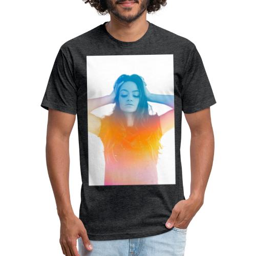 Sunrise Graphic - Fitted Cotton/Poly T-Shirt by Next Level