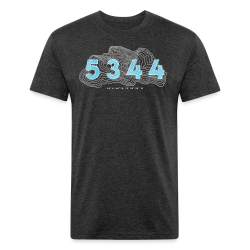 5344 Elevation - Fitted Cotton/Poly T-Shirt by Next Level