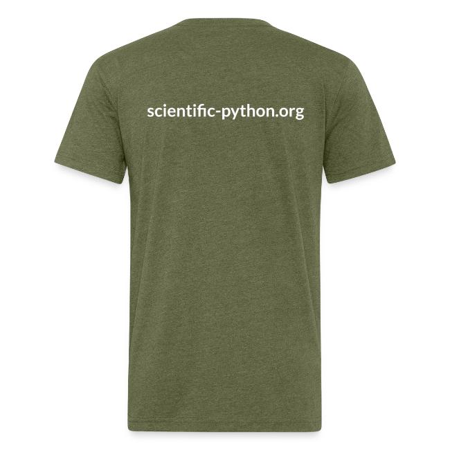 scientific python white logo