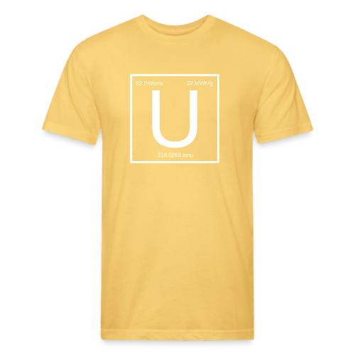 Uranium. Double-sided design. White text. - Unisex Poly/Cotton T-Shirt