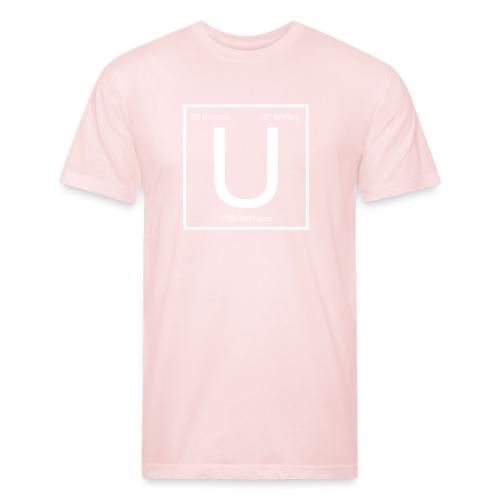 Uranium. Double-sided design. White text. - Unisex Poly/Cotton T-Shirt
