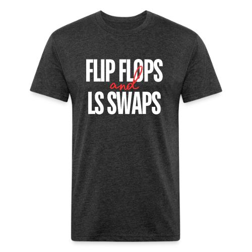 Flip Flops LS Swaps - Unisex Poly/Cotton T-Shirt