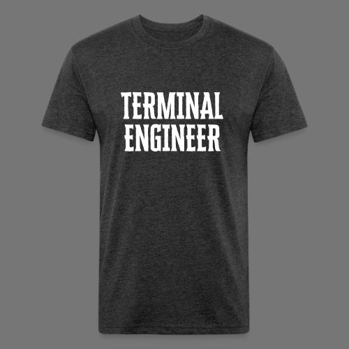 Terminal Engineer Double Print - Unisex Poly/Cotton T-Shirt