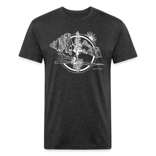 We Live Here - Unisex Poly/Cotton T-Shirt