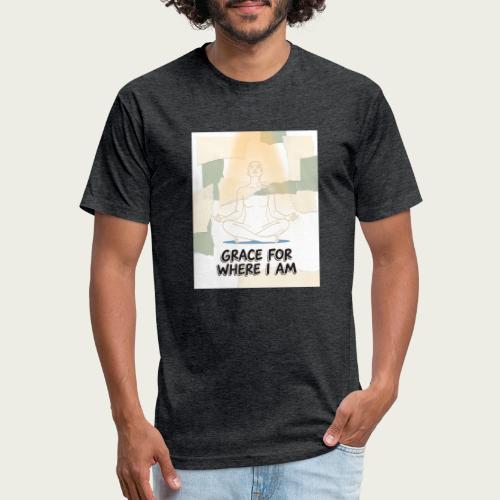 Recovery Mantra Grace for where I am - Unisex Poly/Cotton T-Shirt