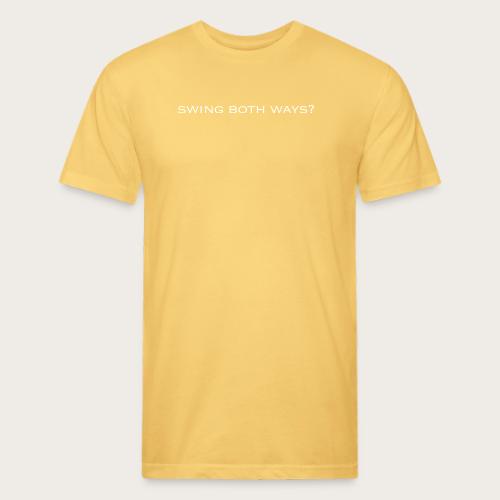 swingboth white - Unisex Poly/Cotton T-Shirt