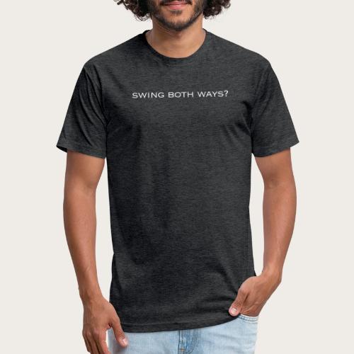 swingboth white - Unisex Poly/Cotton T-Shirt