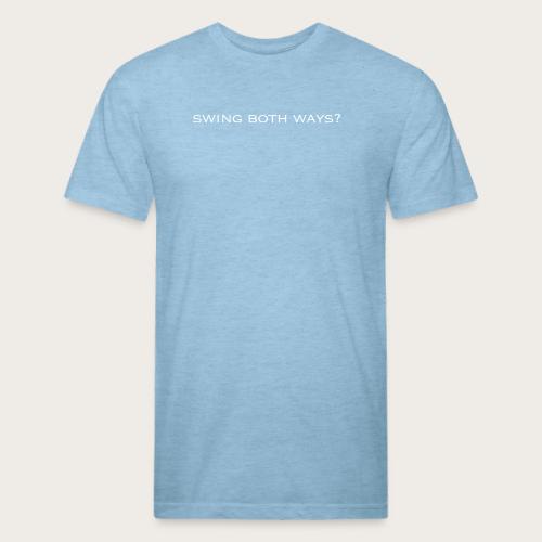 swingboth white - Unisex Poly/Cotton T-Shirt