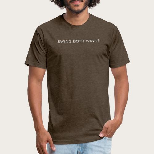 swingboth white - Unisex Poly/Cotton T-Shirt