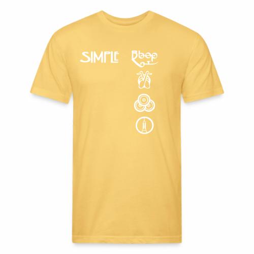 simplesymbolsvert - Unisex Poly/Cotton T-Shirt