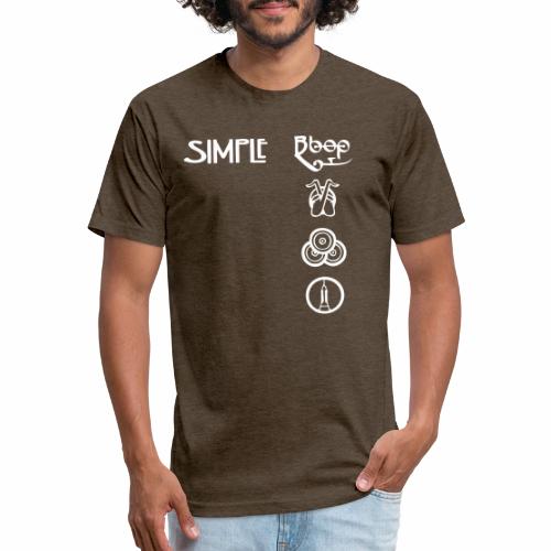simplesymbolsvert - Unisex Poly/Cotton T-Shirt