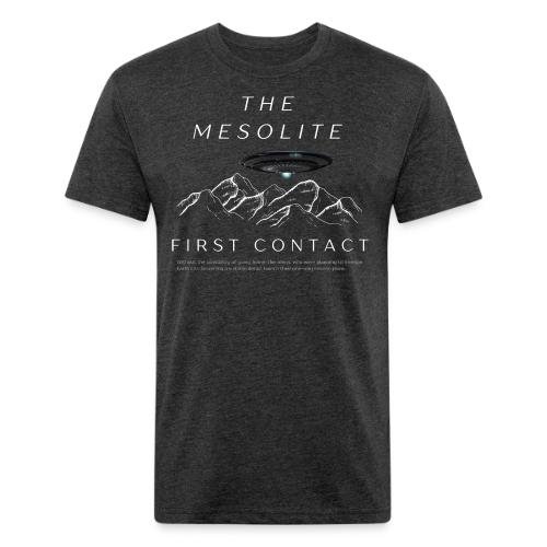 The Mesolite - First Contact - Men’s Fitted Poly/Cotton T-Shirt