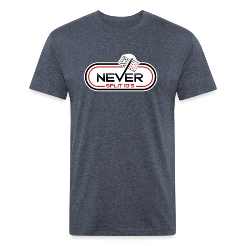 Never Split 10's Merchandise - Fitted Cotton/Poly T-Shirt by Next Level