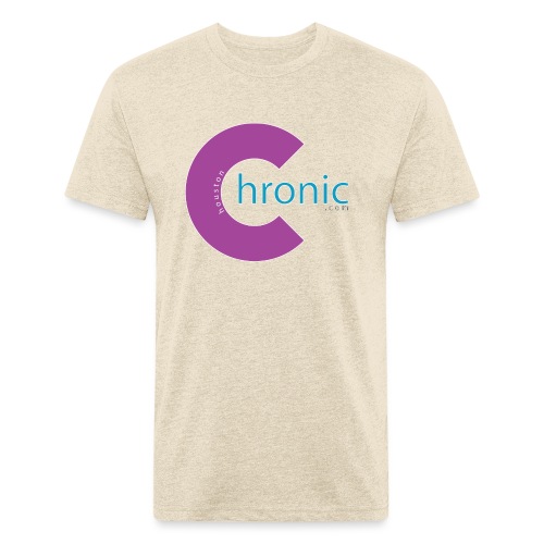 Houston Chronic - Purp C - Fitted Cotton/Poly T-Shirt by Next Level