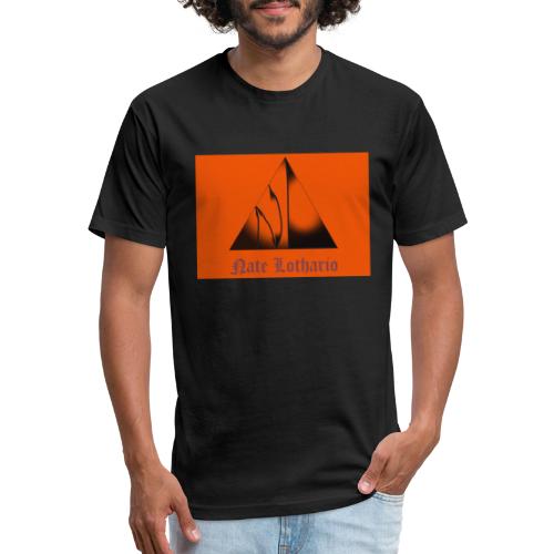 Orange Logo 2 - Fitted Cotton/Poly T-Shirt by Next Level