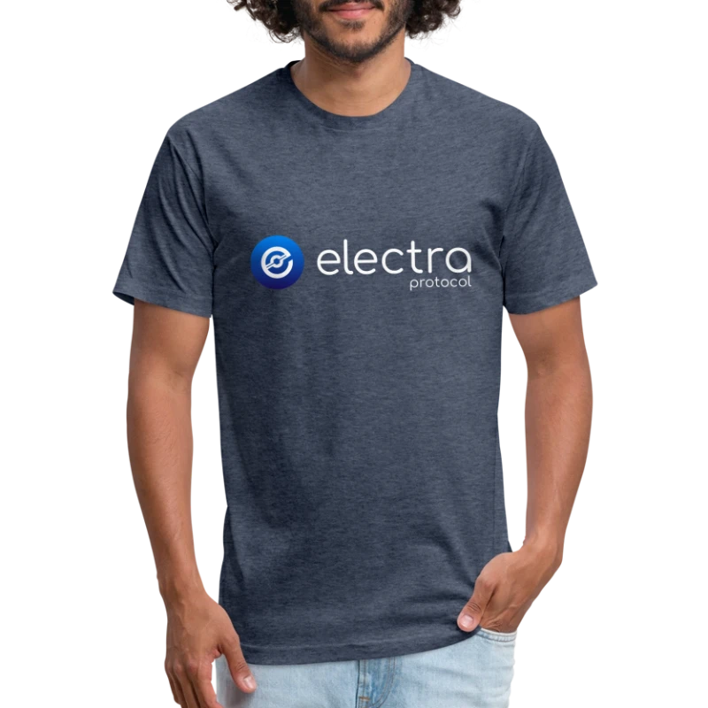 Electra Protocol Logo - Fitted Cotton/Poly T-Shirt by Next Level