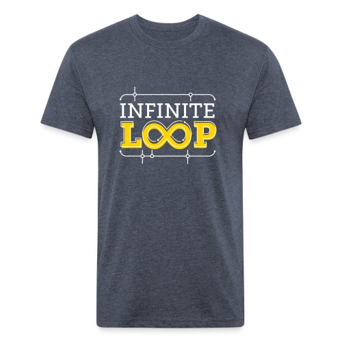 Infinite Loop - Fitted Cotton/Poly T-Shirt by Next Level
