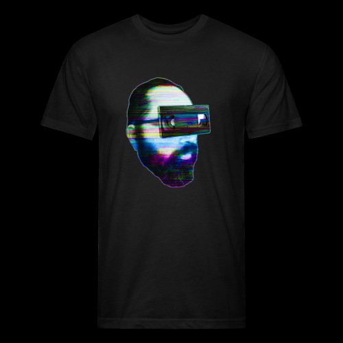 Spaceboy Music - Glitched - Fitted Cotton/Poly T-Shirt by Next Level